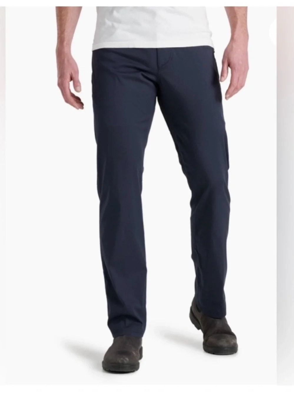 KUHL Men's Weekender Stretch Ripstop Zip Ankle Hiking Pants Navy 32X32
